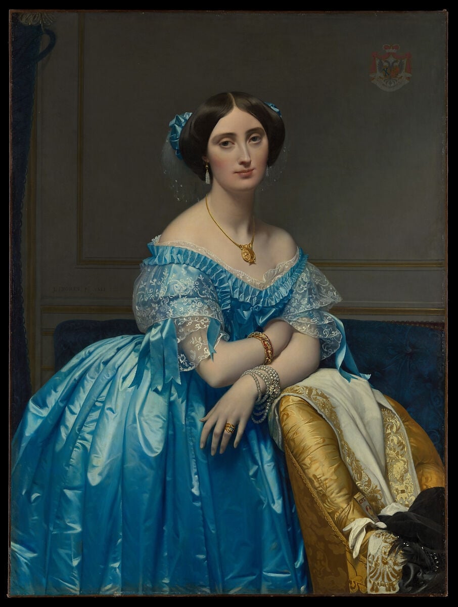 Portrait of the Princesse de Broglie by Jean-Auguste-Dominique Ingres