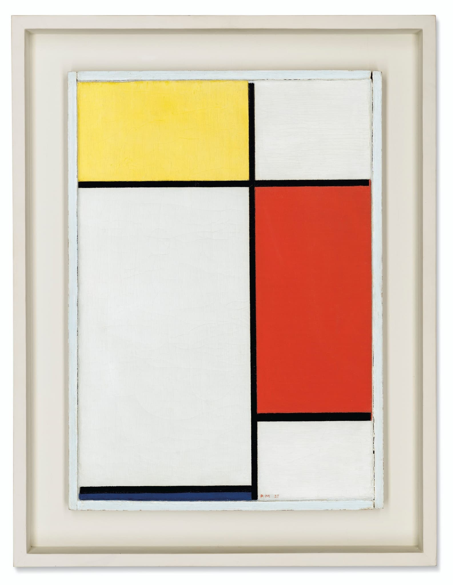 Composition: No. II, with Yellow, Red and Blue