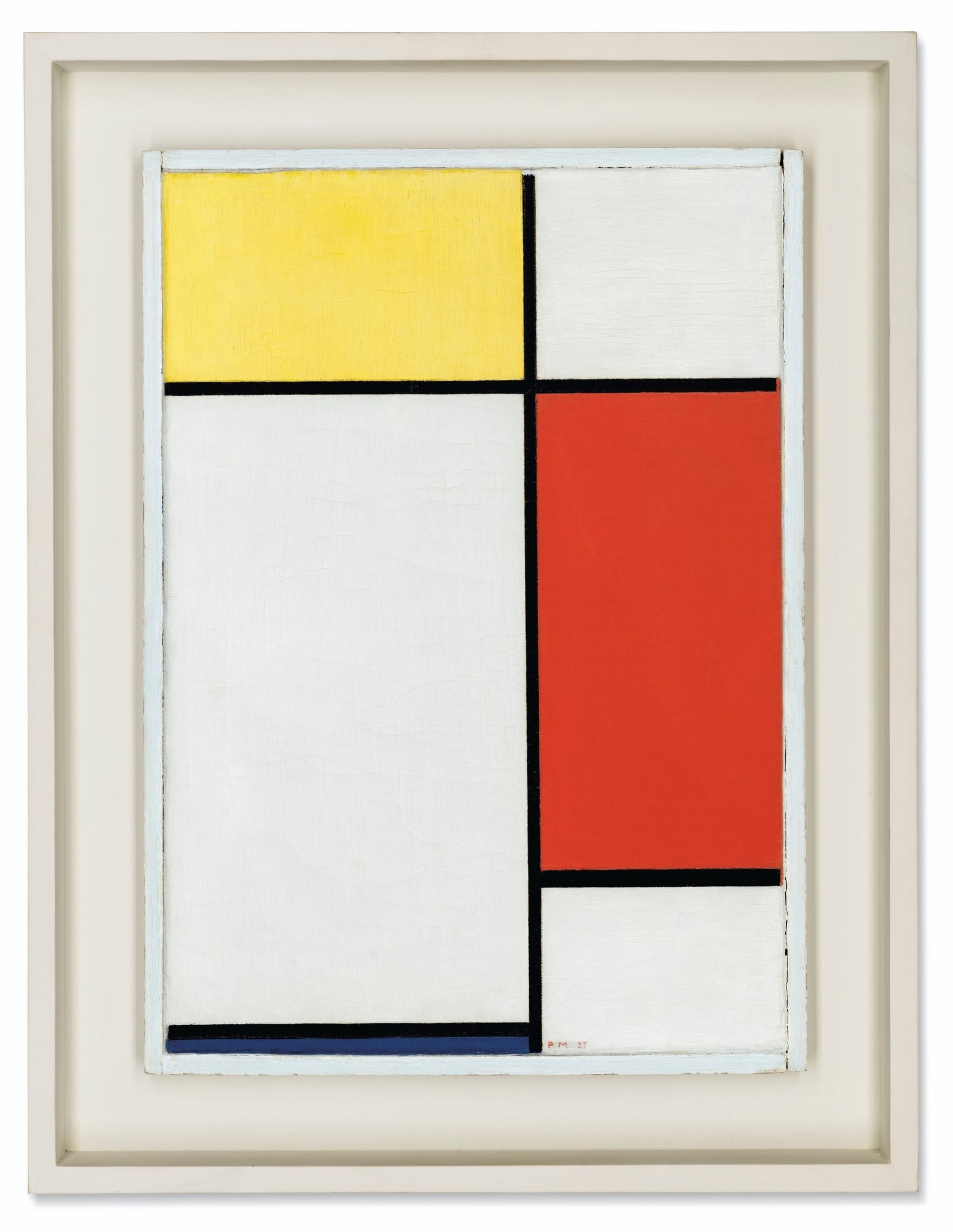 Composition: No. II, with Yellow, Red and Blue by Piet Mondrian