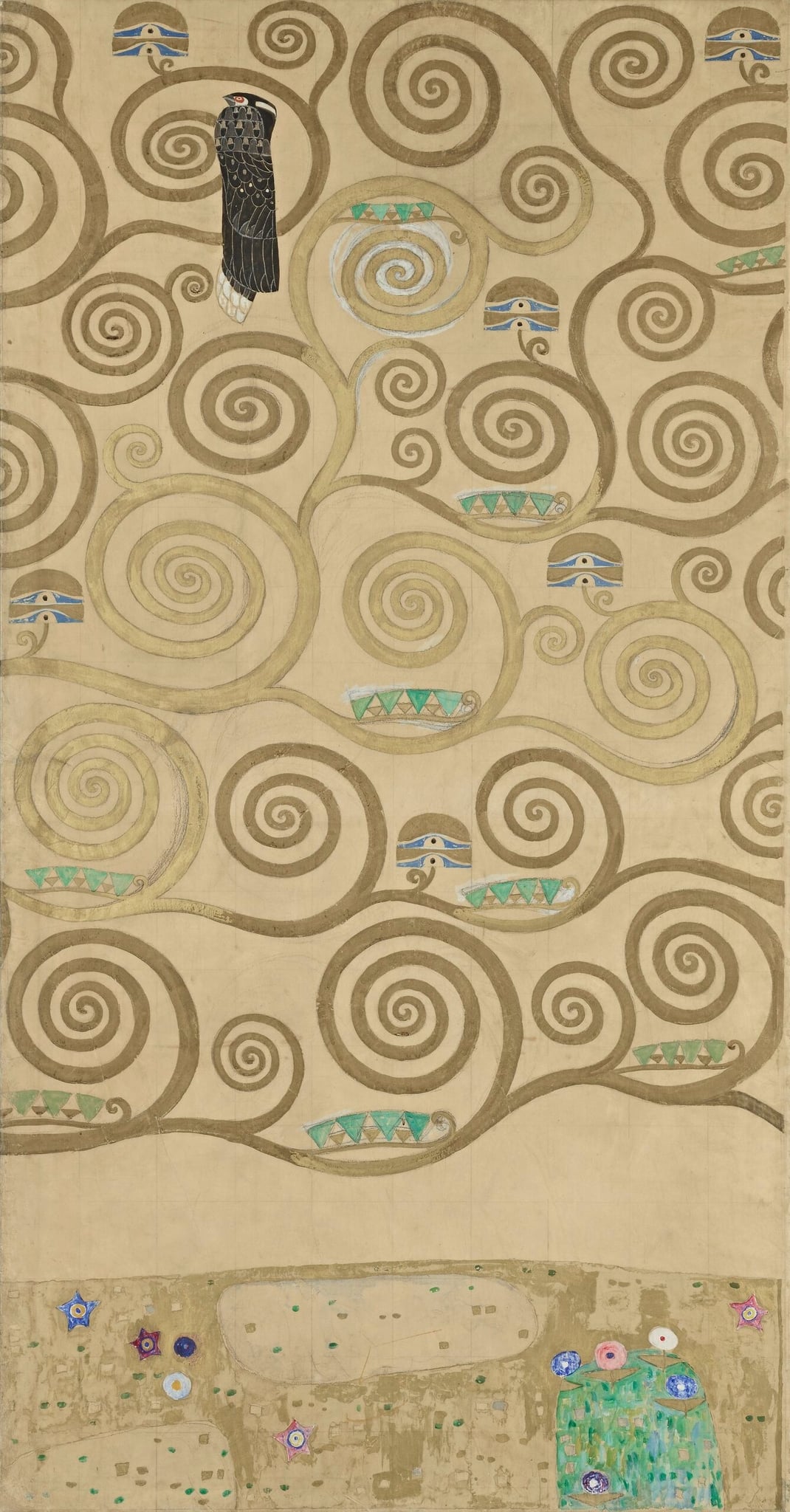 Part of the Tree of Life (Part 5) by Gustav Klimt
