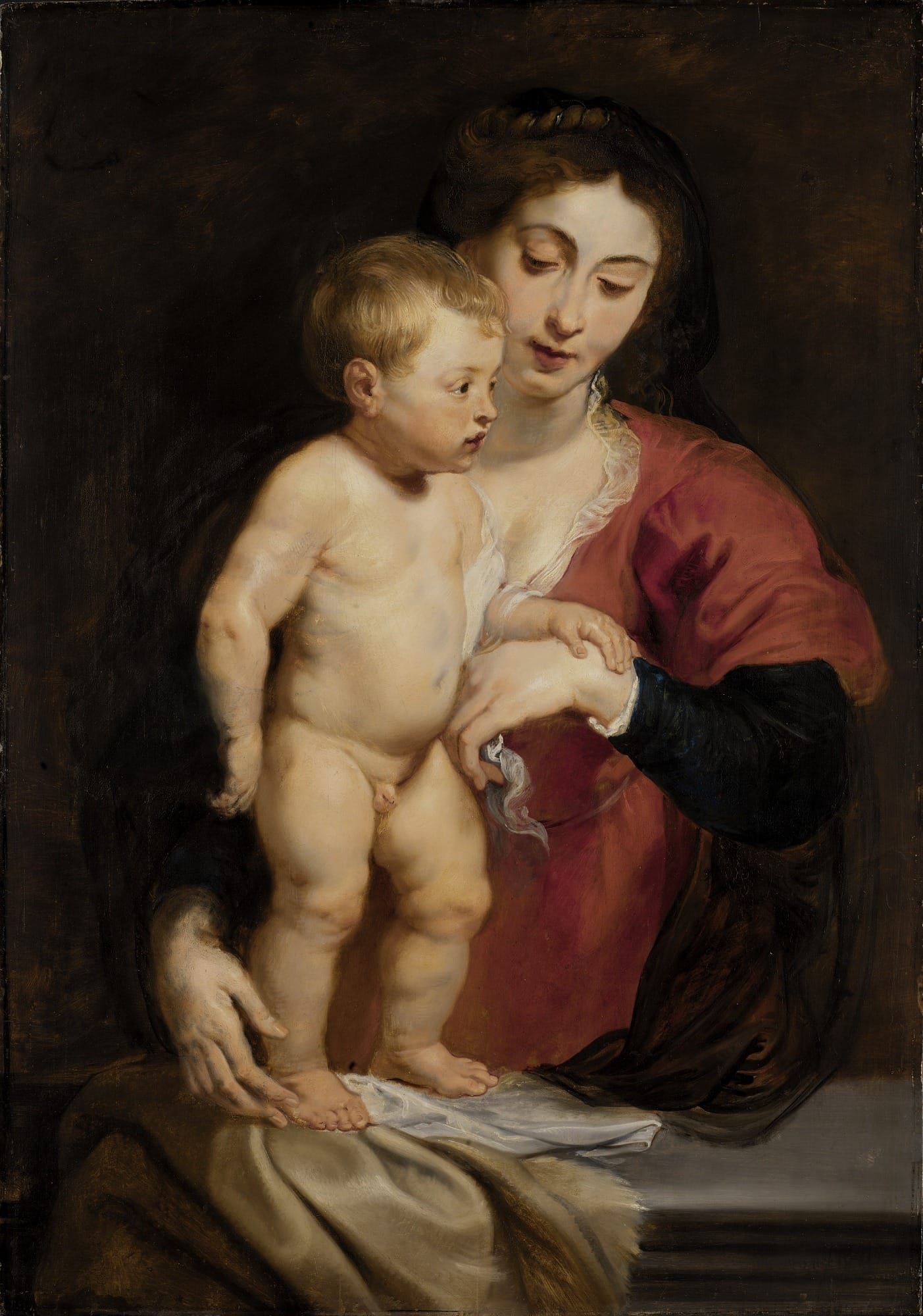The Virgin with the Child Blessing