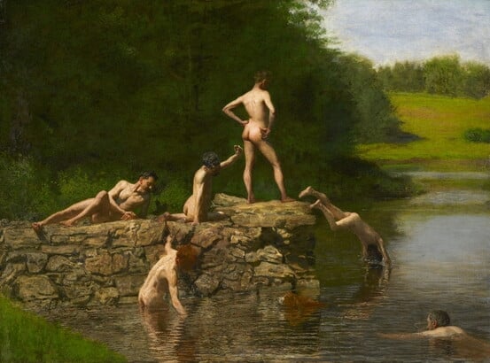 The Swimming Hole by Thomas Eakins