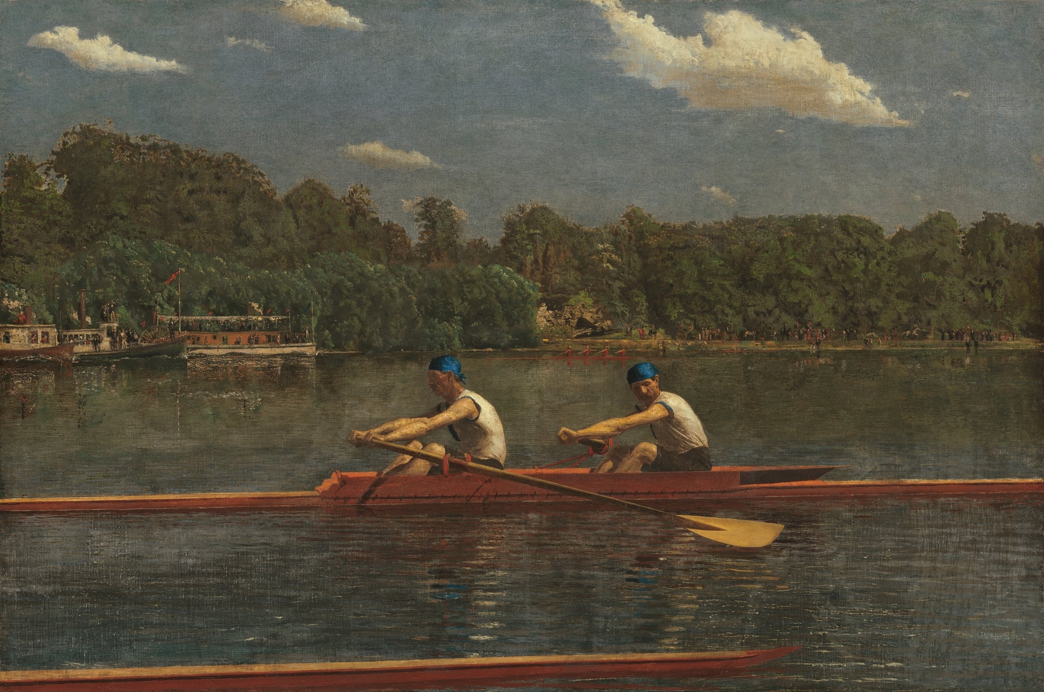 The Biglin Brothers Racing by Thomas Eakins