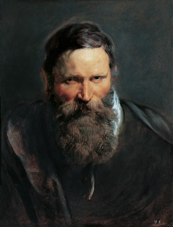 Head Study of a Bearded Man