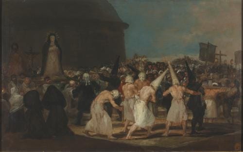 Procesión de disciplinantes