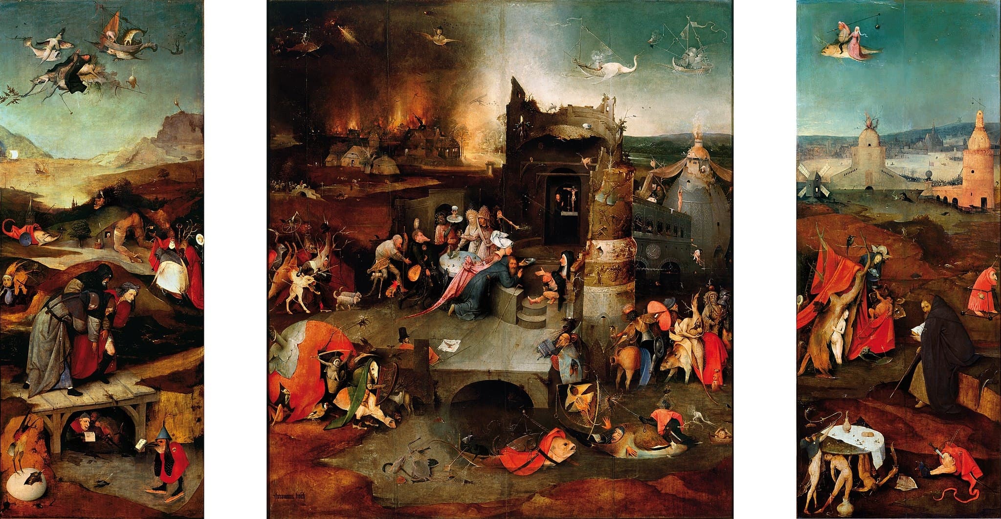 The Temptation of St. Anthony (Triptych, Lisbon)