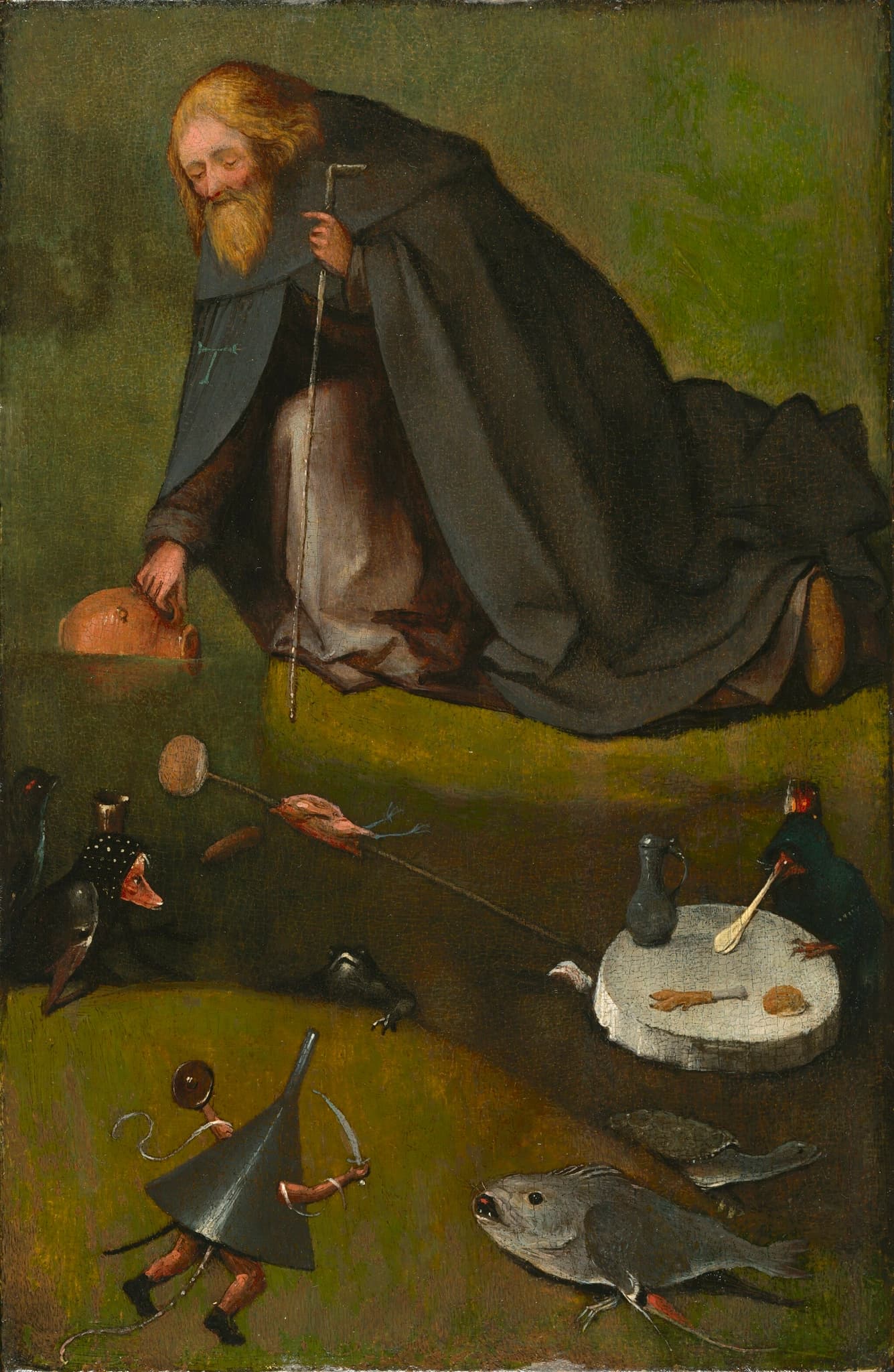 The Temptation of St. Anthony (panel, Nelson-Atkins)