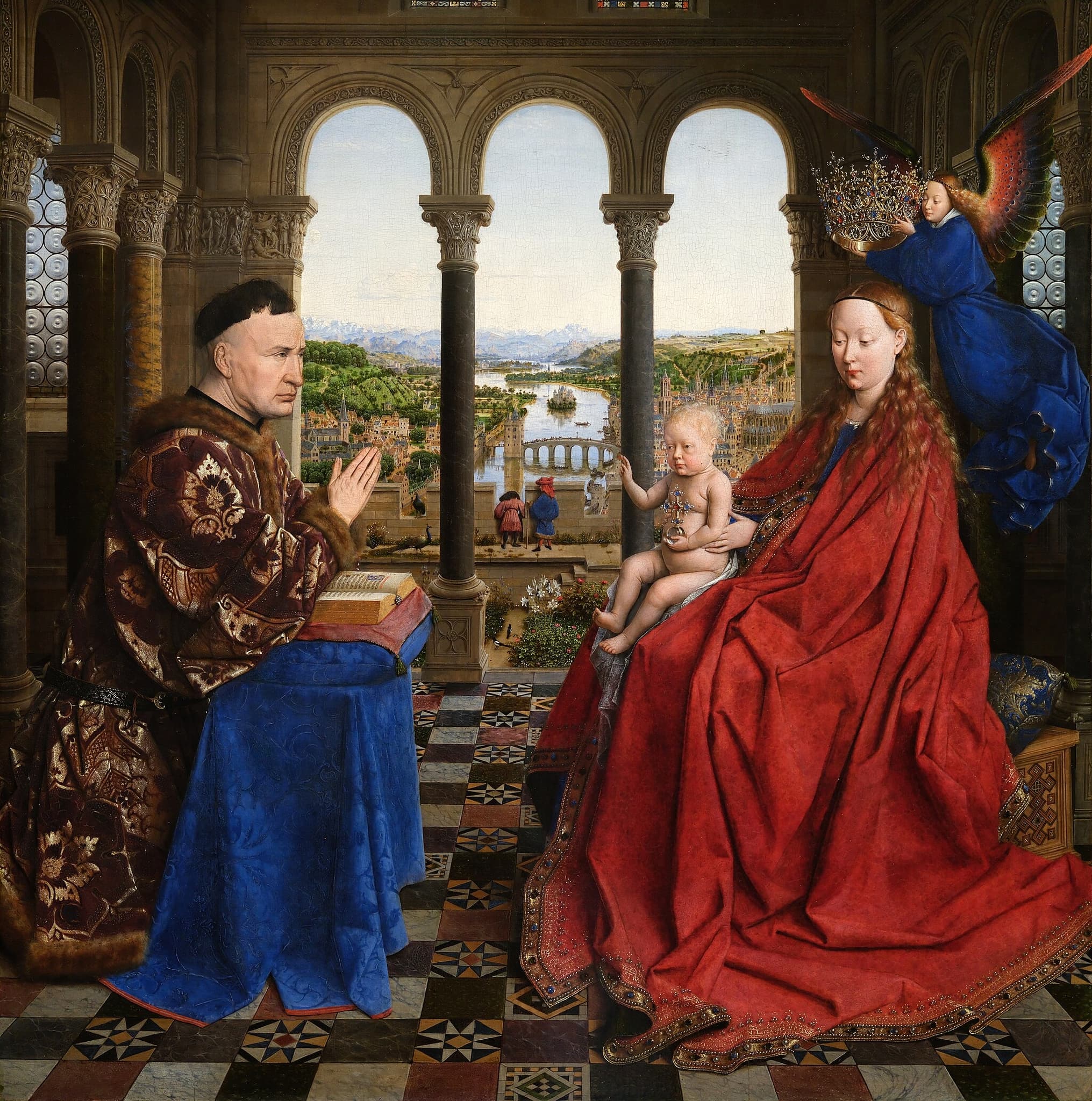 Madonna of Chancellor Rolin (Virgin and Child with Chancellor Rolin)