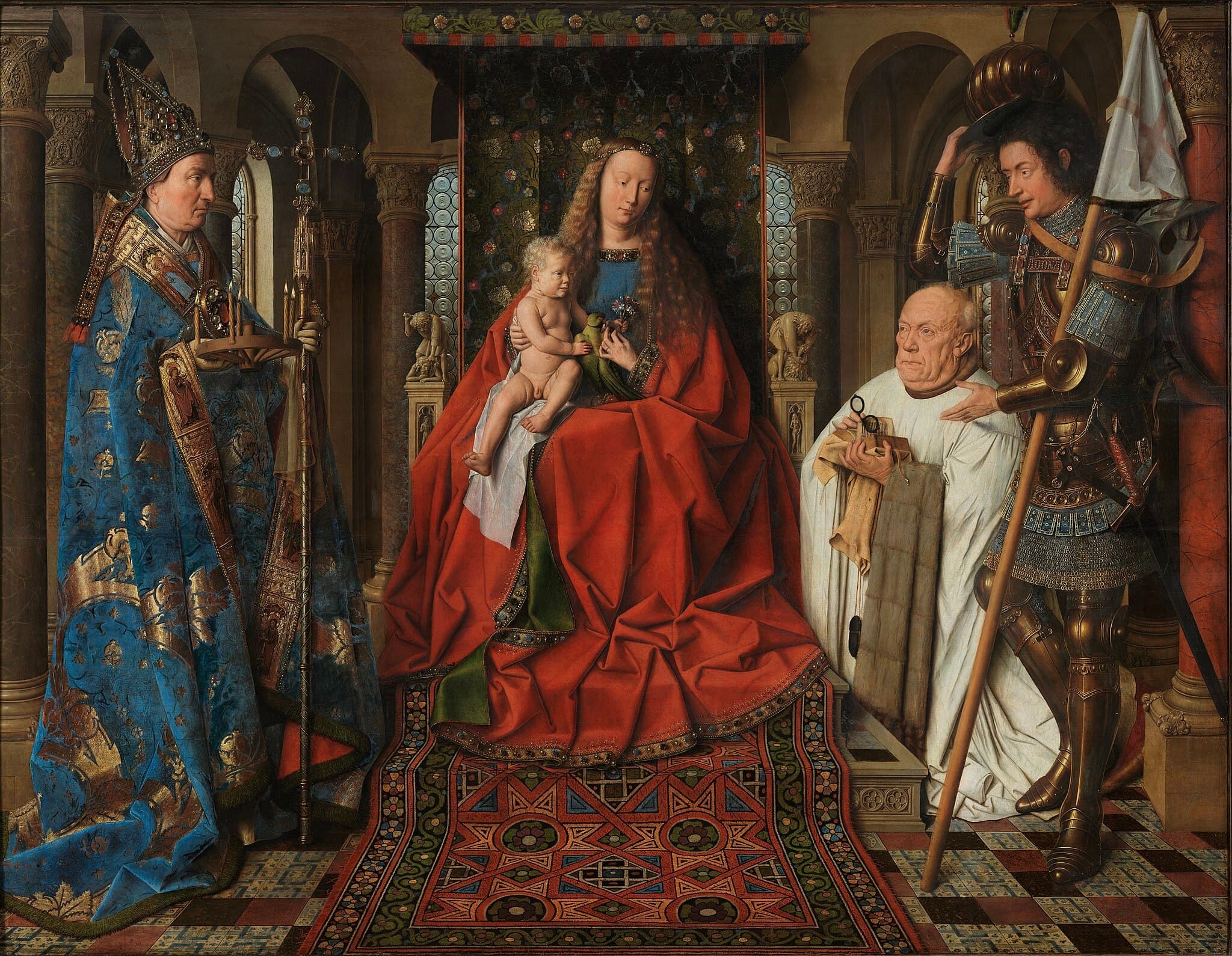 Virgin and Child with Canon Joris van der Paele