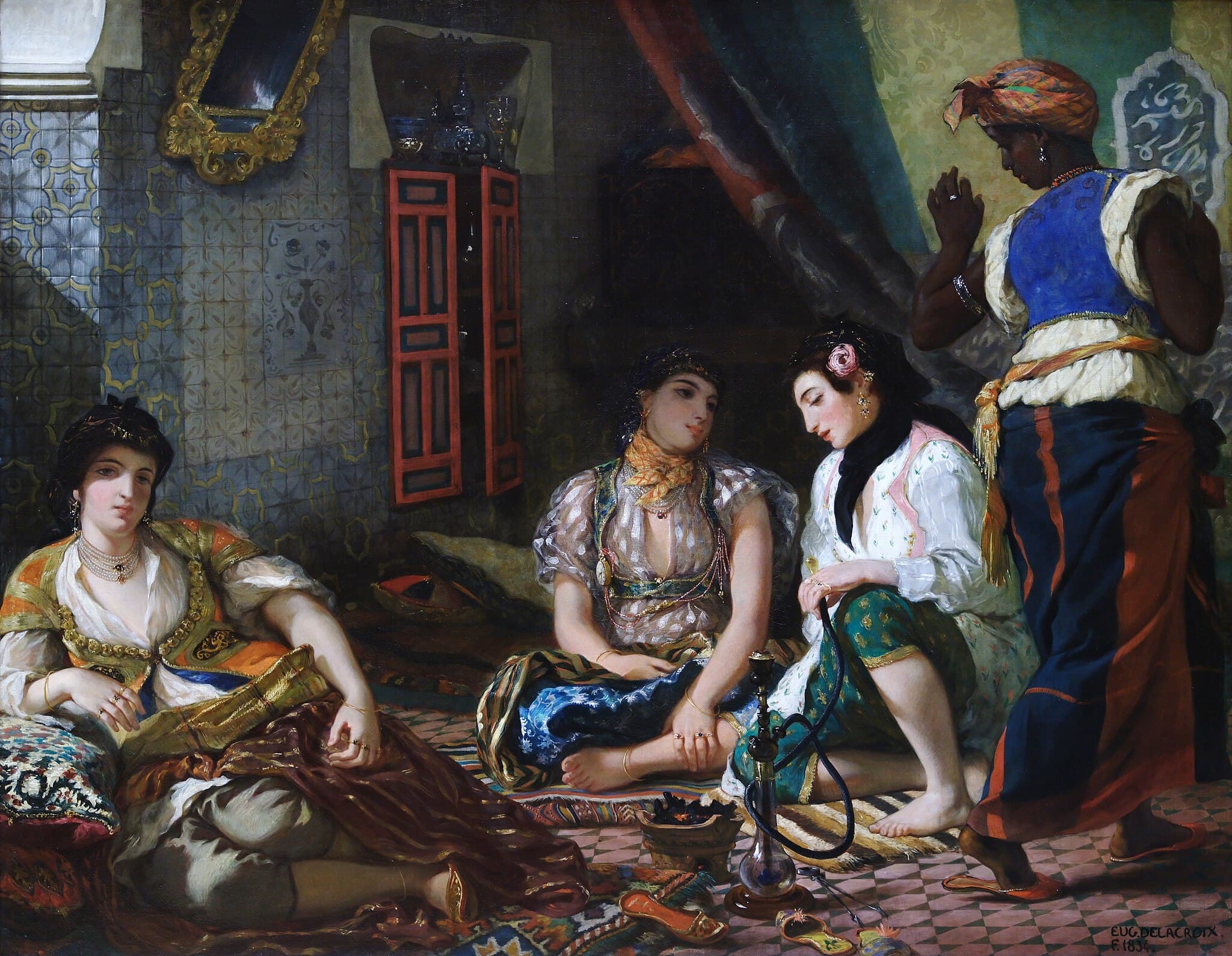 Women of Algiers in their Apartment (Women of Algiers)