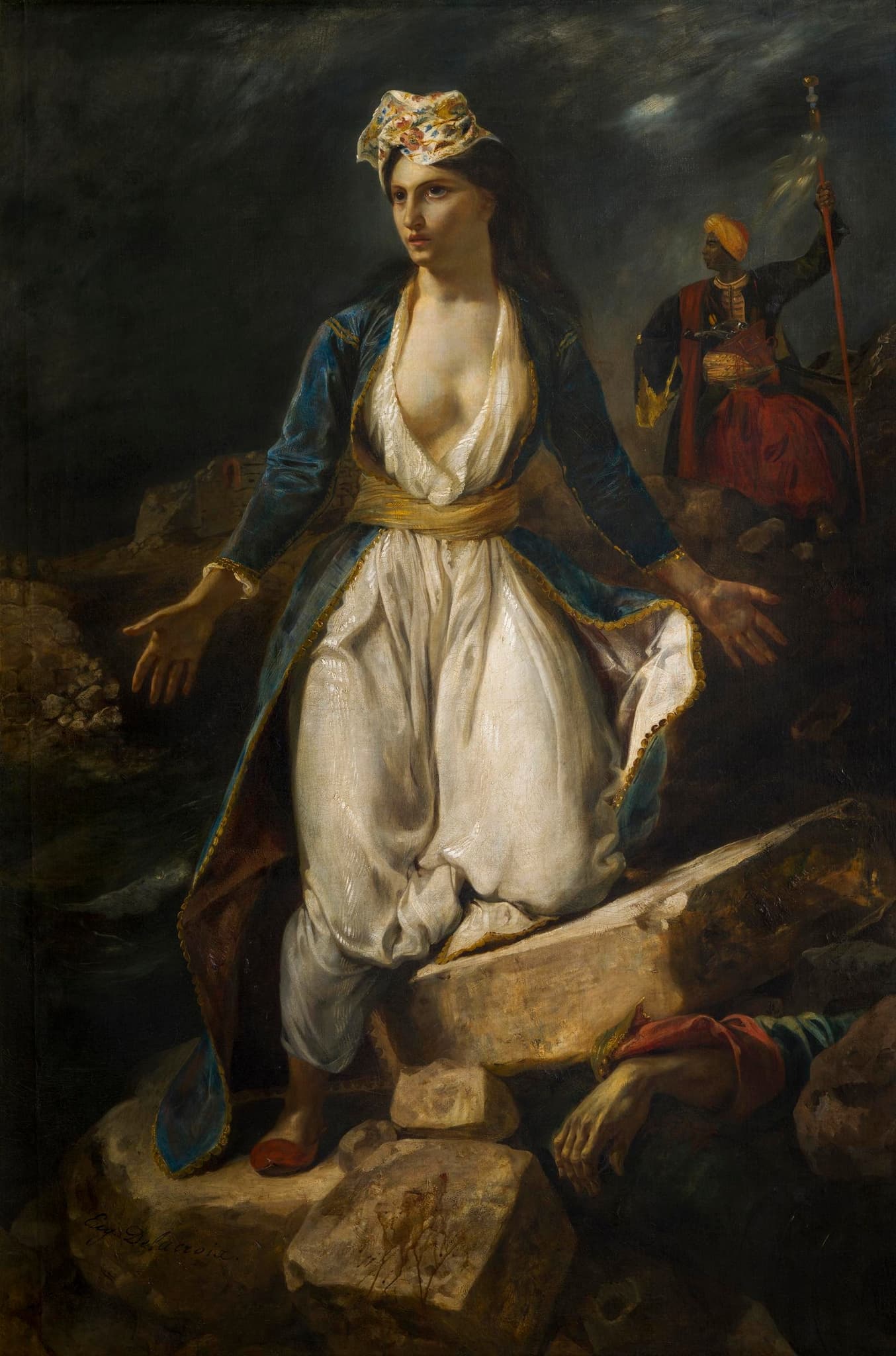 Greece on the Ruins of Missolonghi