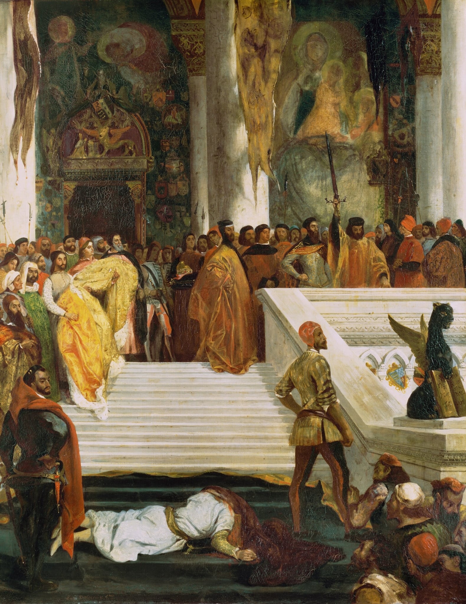The Execution of the Doge Marino Faliero by Eugene Delacroix