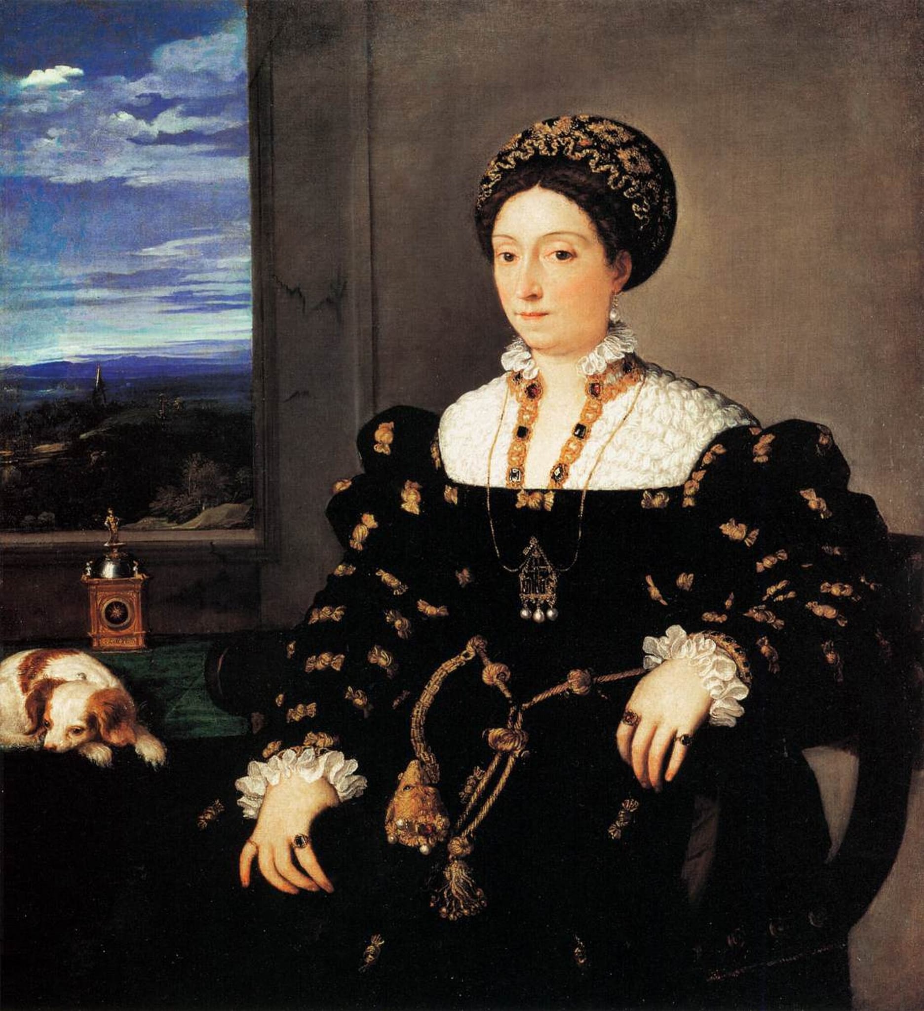 Portrait of Eleonora Gonzaga, Duchess of Urbino