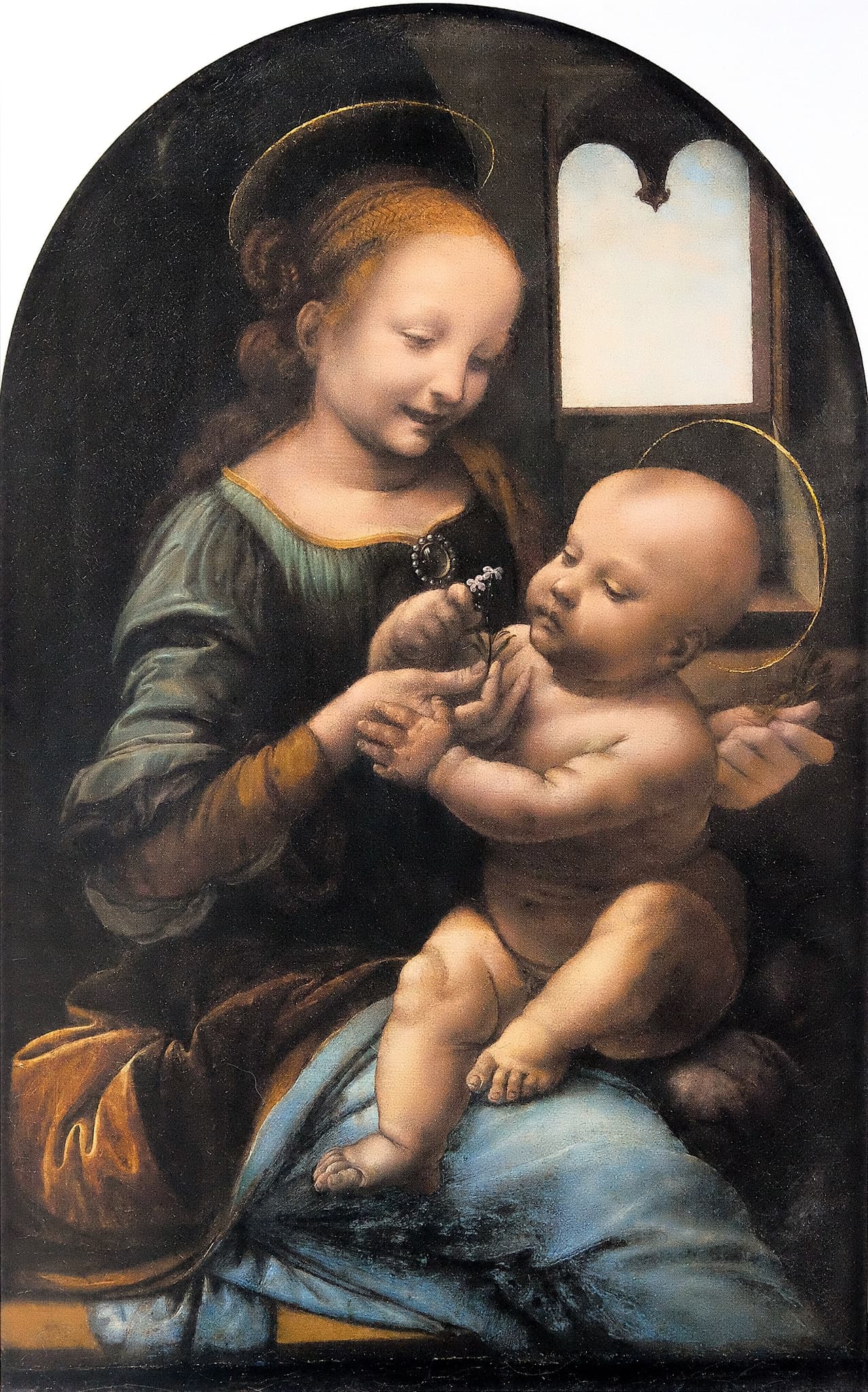 Benois Madonna (Madonna and Child with Flowers)