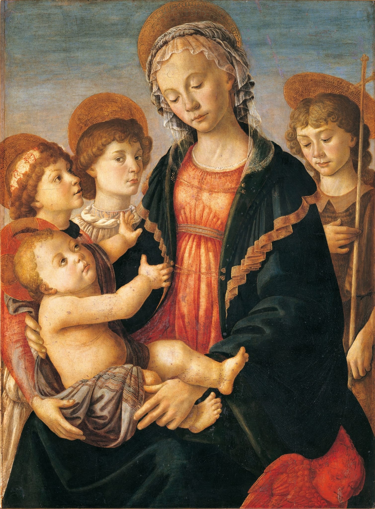 Virgin and Child with the Young St John the Baptist and Two Angels