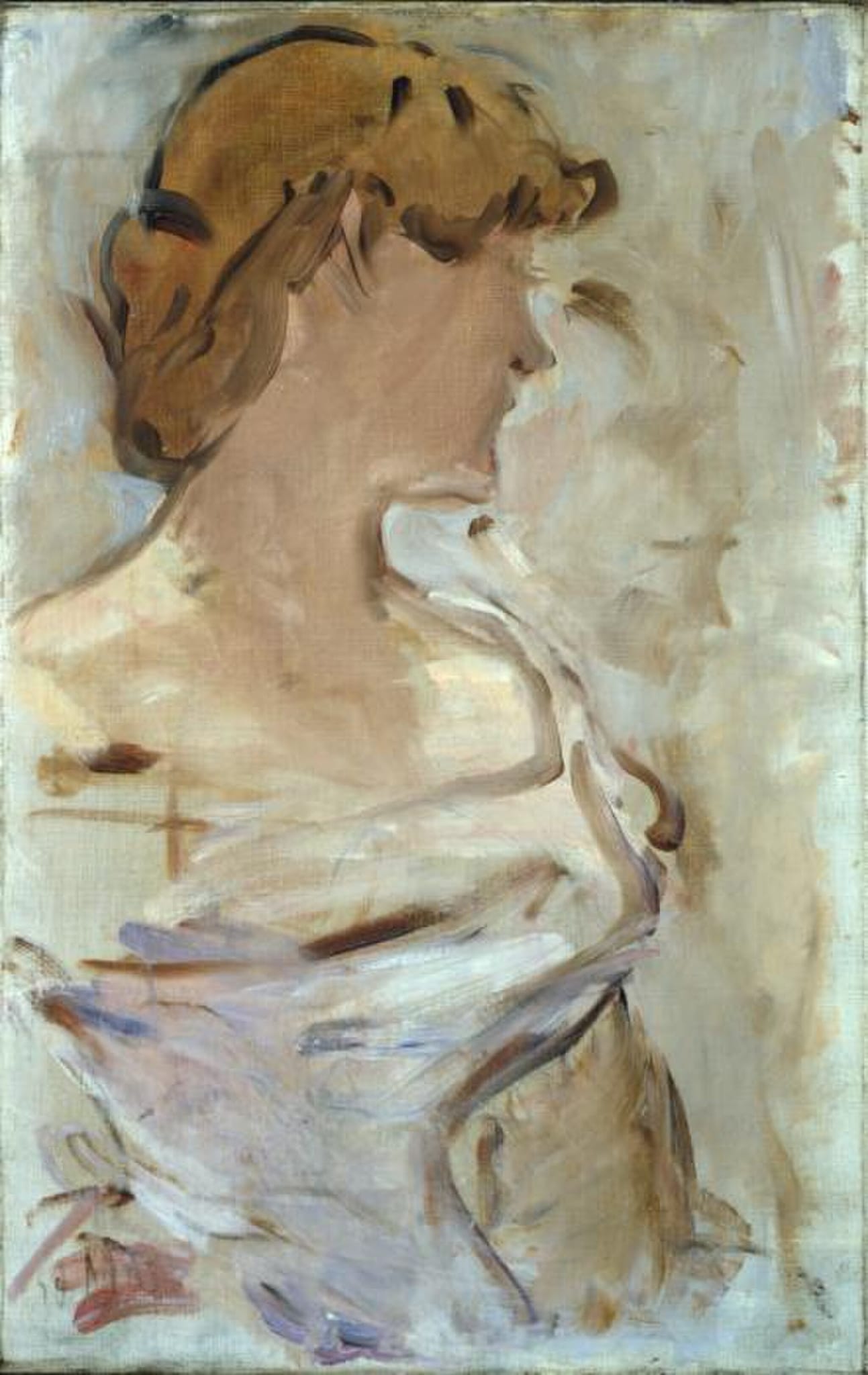 Au Bal — Marguerite de Conflans en toilette de bal