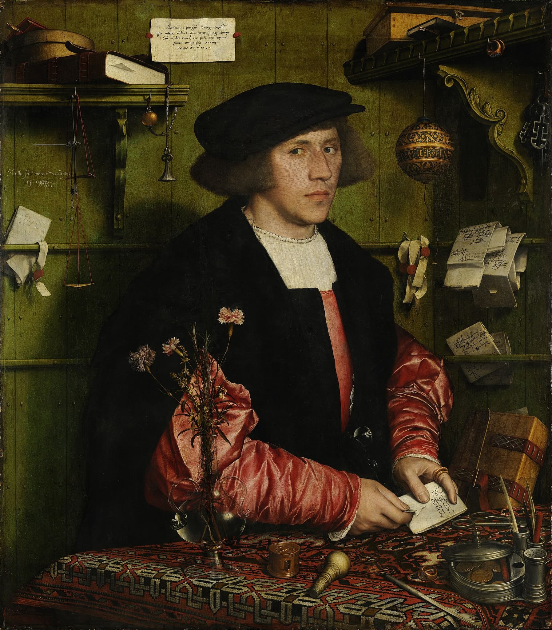 Portrait of the Merchant Georg Giese (The Merchant Georg Gisze)