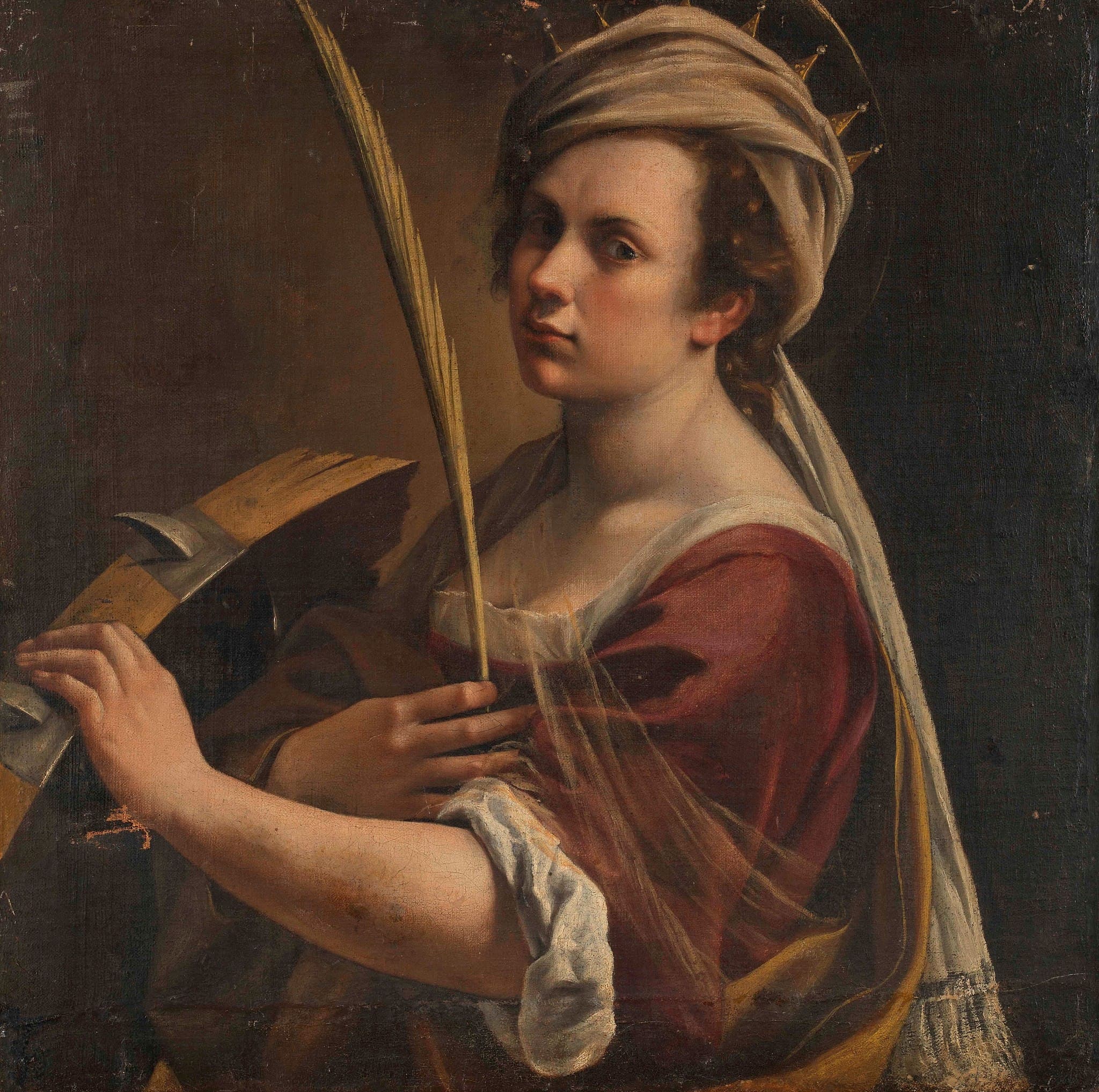 Self-Portrait as Saint Catherine of Alexandria