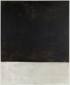 Untitled (Black on Grey) by Mark Rothko