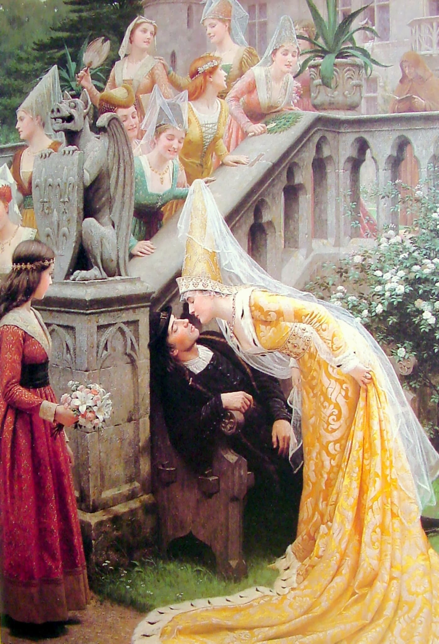 The Queen kisses the sleeping poet (Alain Chartier)