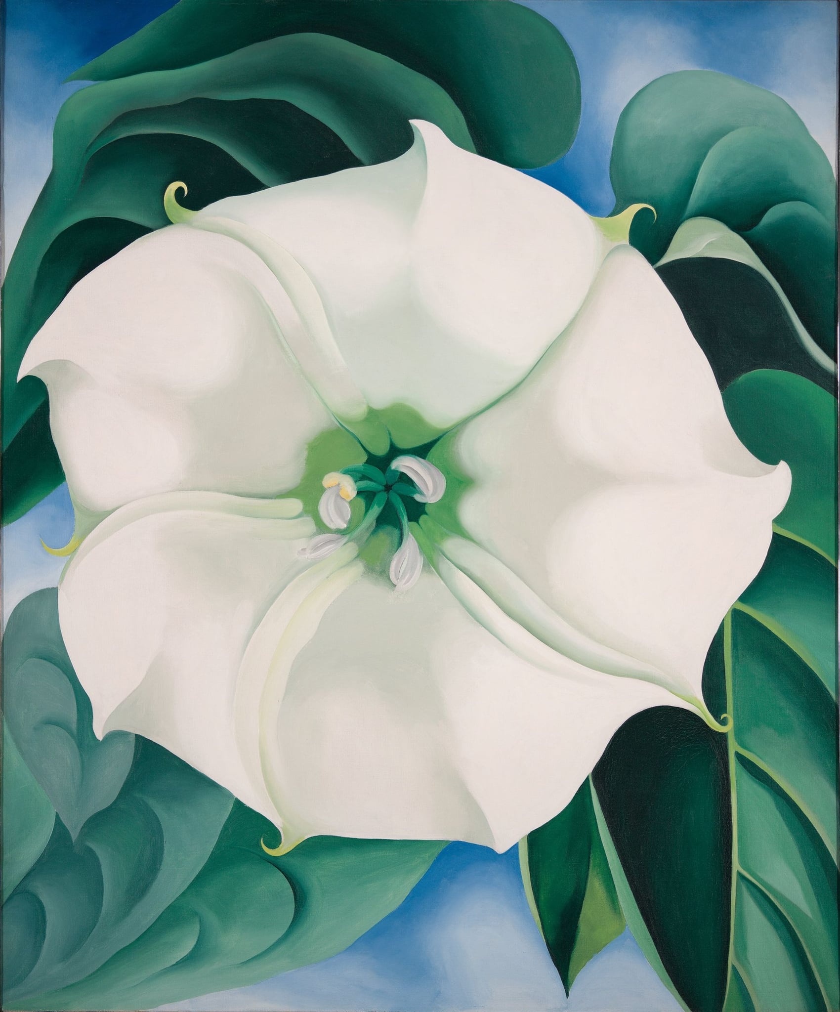Jimson Weed/White Flower No. 1 by Georgia O’Keeffe