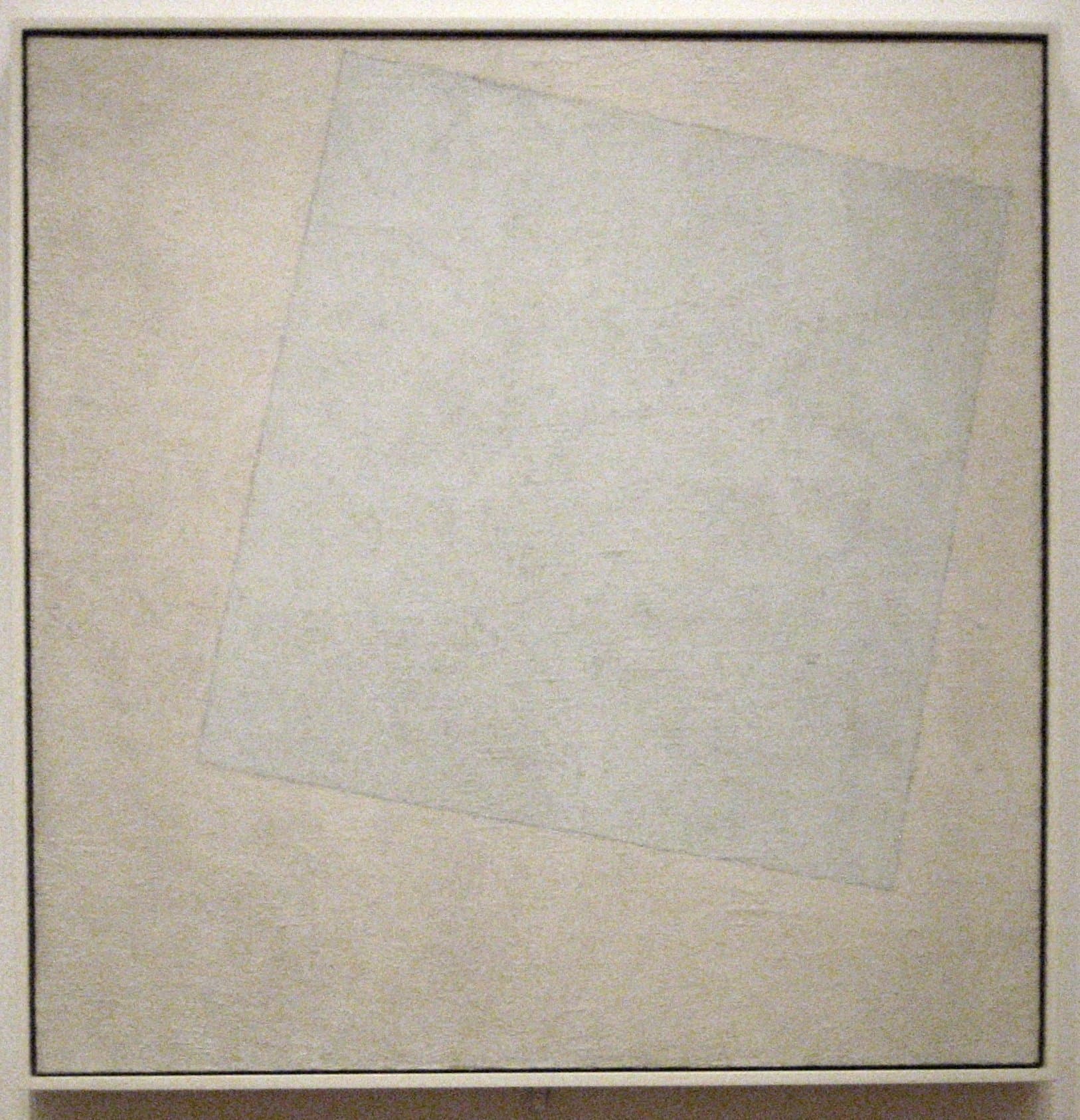 Suprematist Composition: White on White