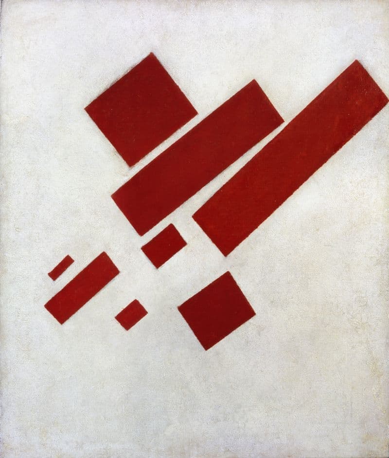 Suprematist Composition (with Eight Red Rectangles)