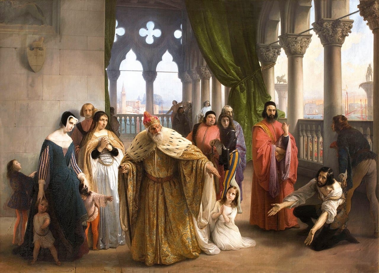 The Last Meeting between Jacopo Foscari and his Family Before Being Sent into Exile (I due Foscari)