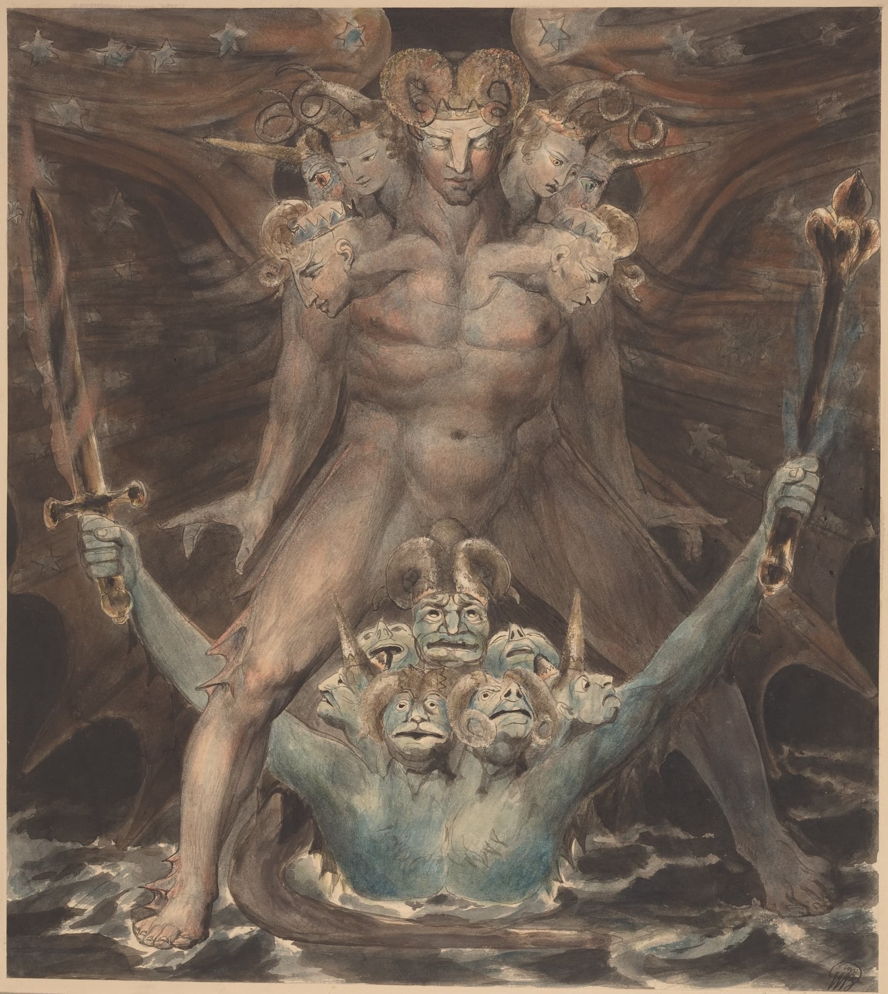 The Great Red Dragon and the Beast from the Sea