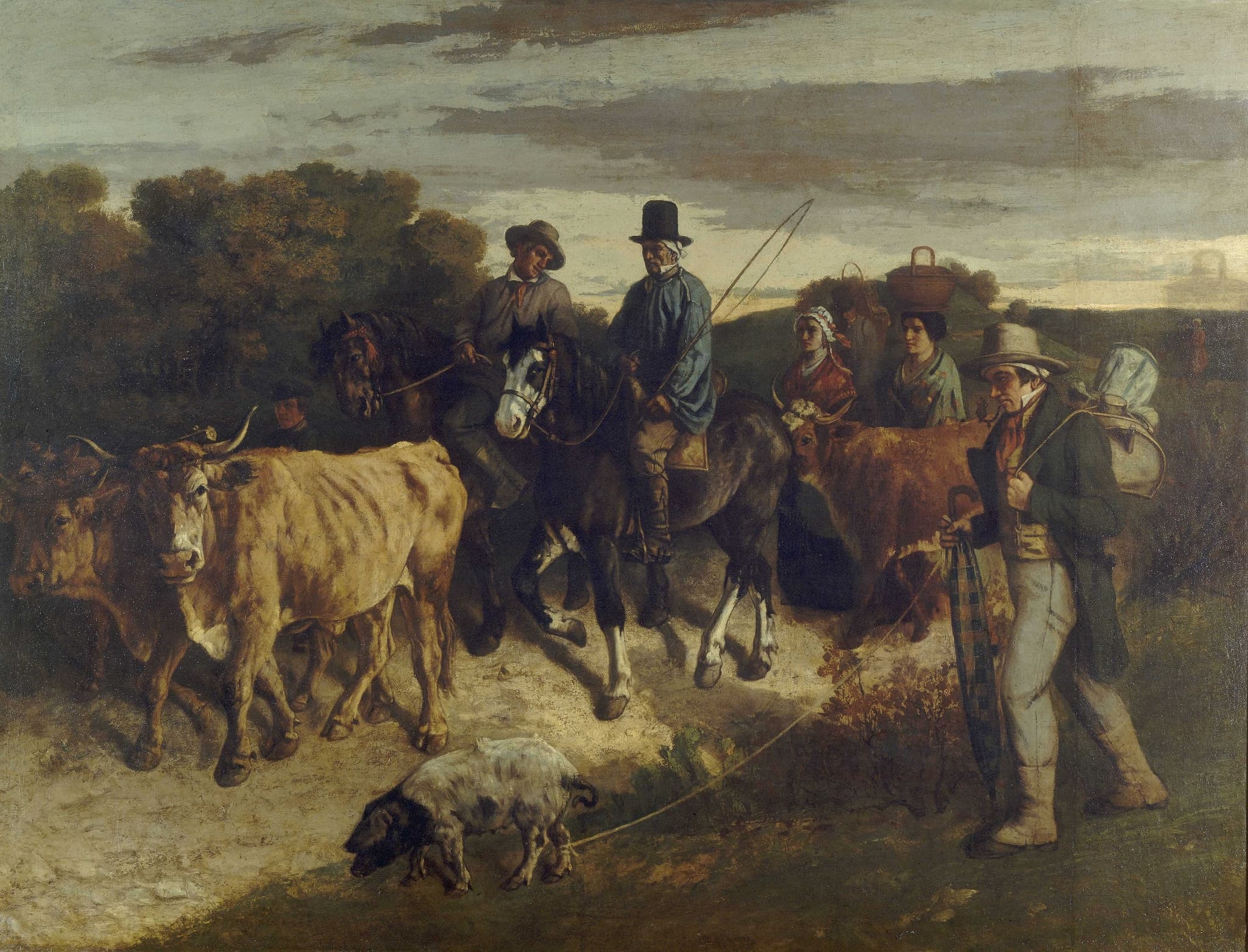The Peasants of Flagey Returning from the Fair