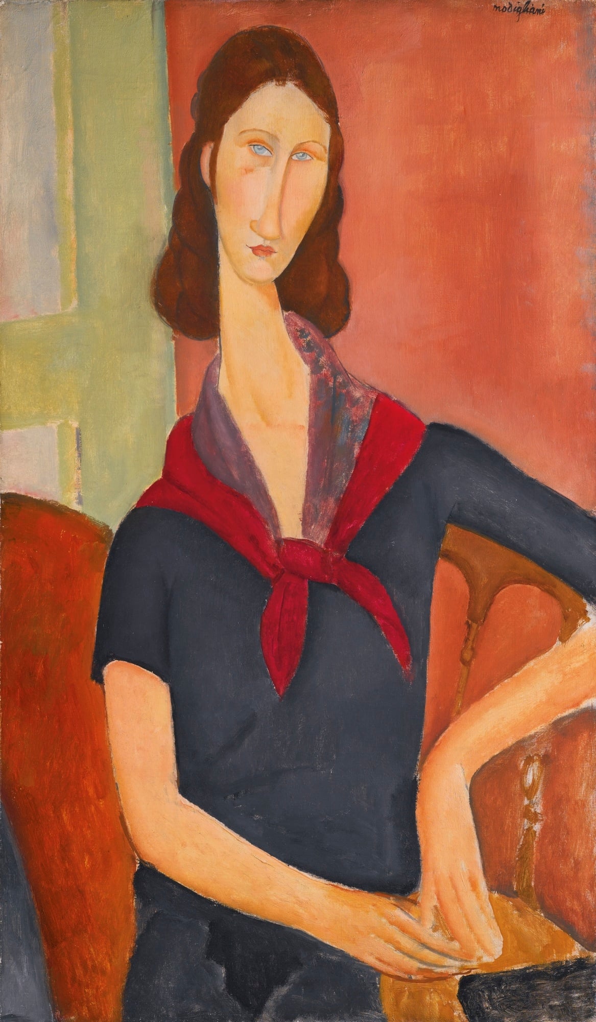 Jeanne Hébuterne (au foulard) by Amedeo Modigliani