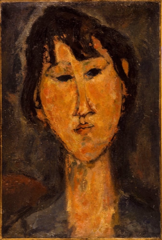 Tête by Amedeo Modigliani