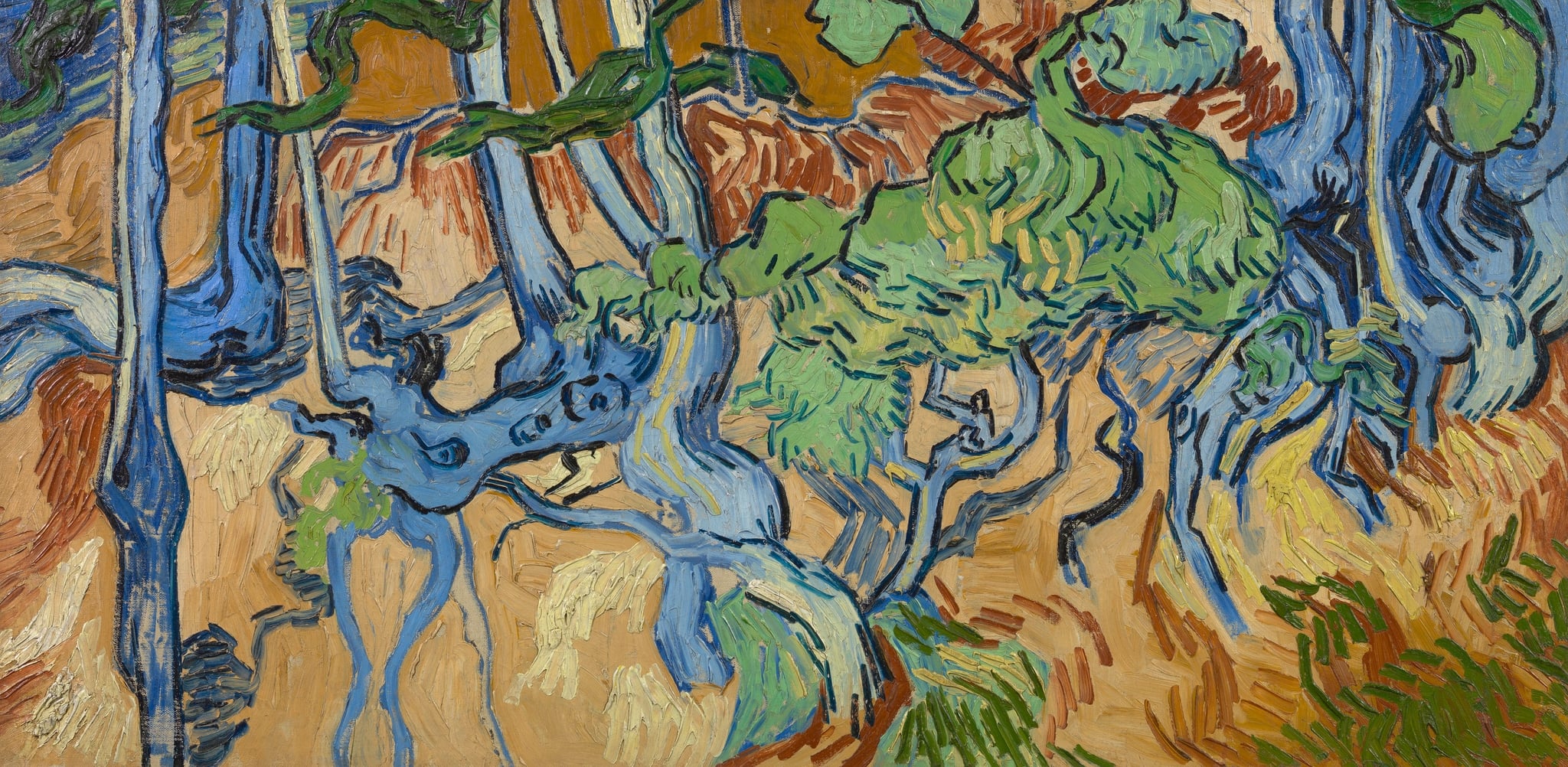 Tree Roots by Vincent van Gogh