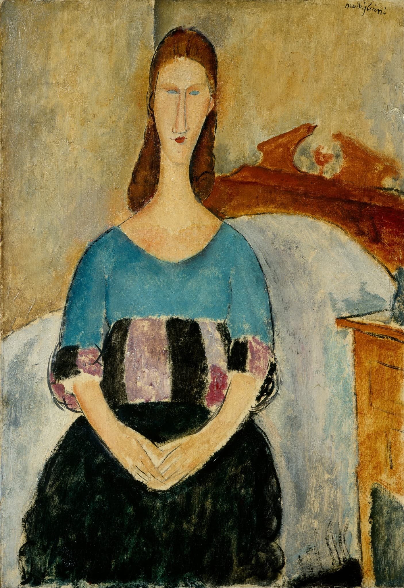 Portrait of Jeanne Hébuterne, Seated