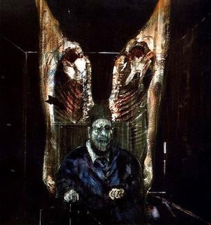 Figure with Meat by Francis Bacon