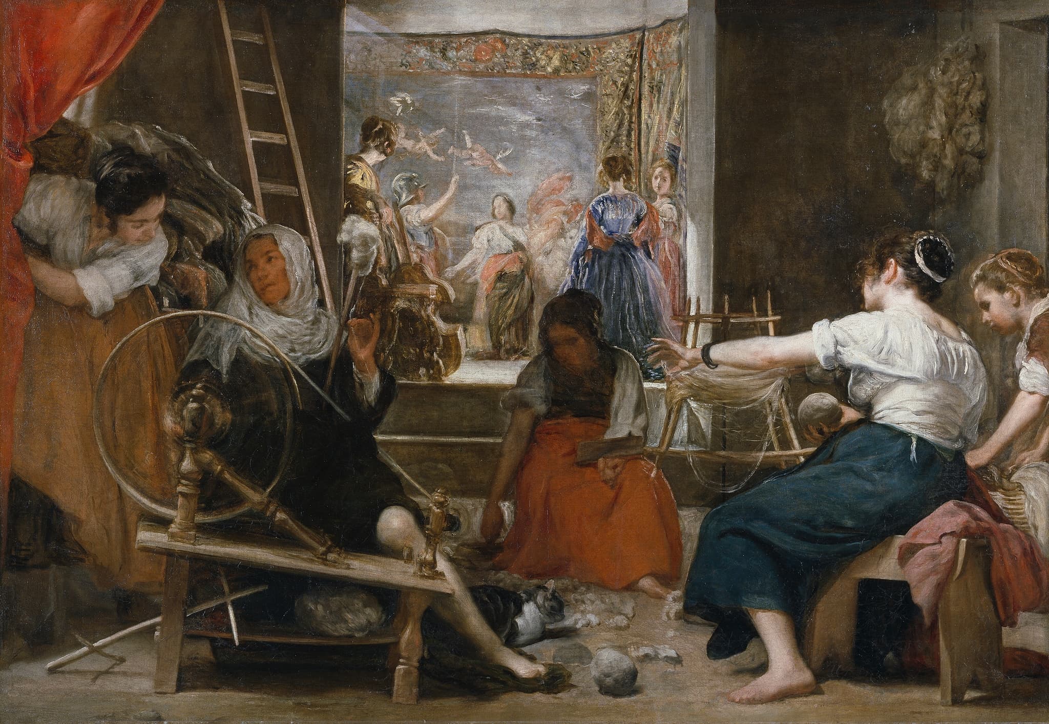 The Spinners (Las hilanderas, The Fable of Arachne)