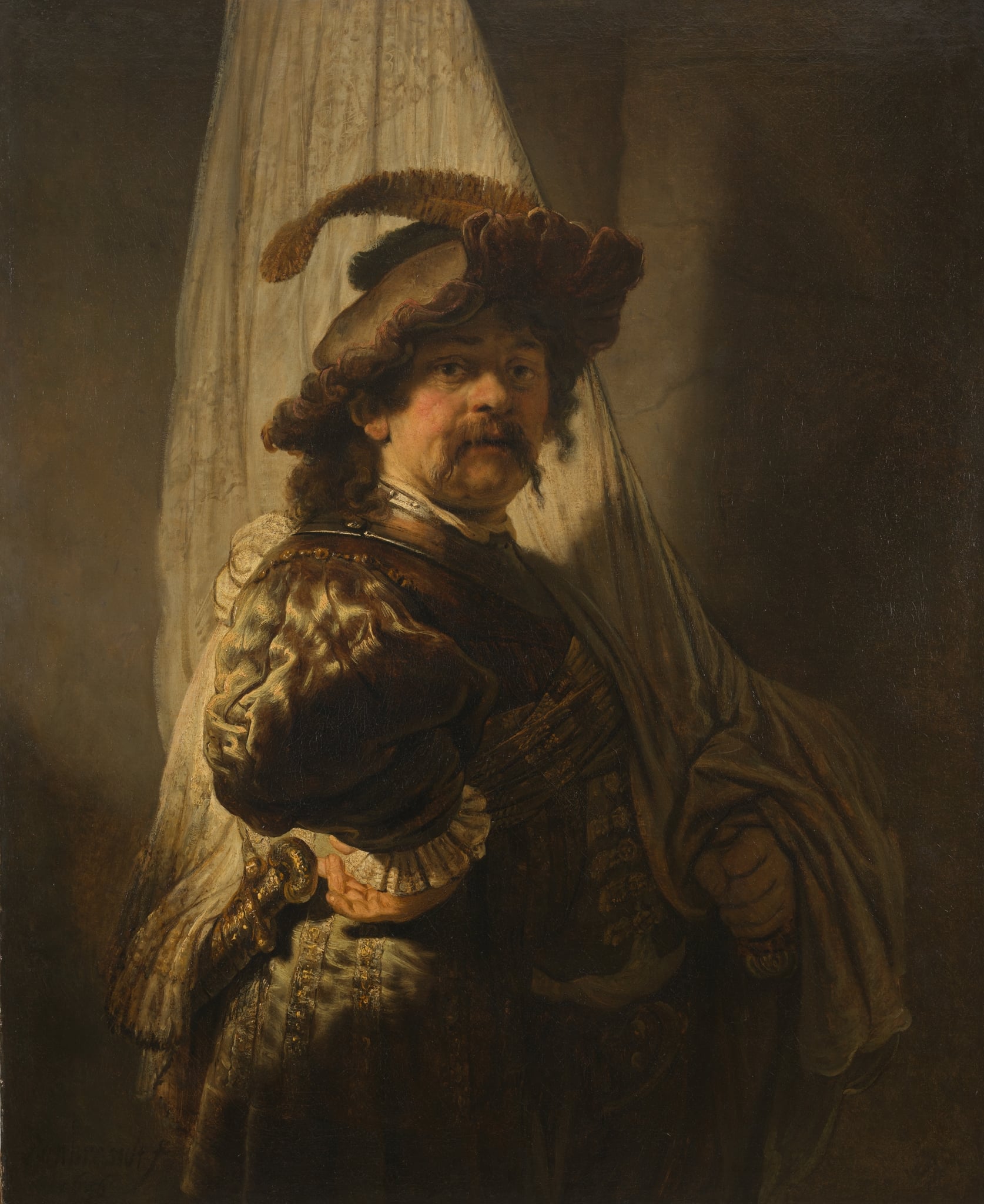 The Standard Bearer by Rembrandt van Rijn