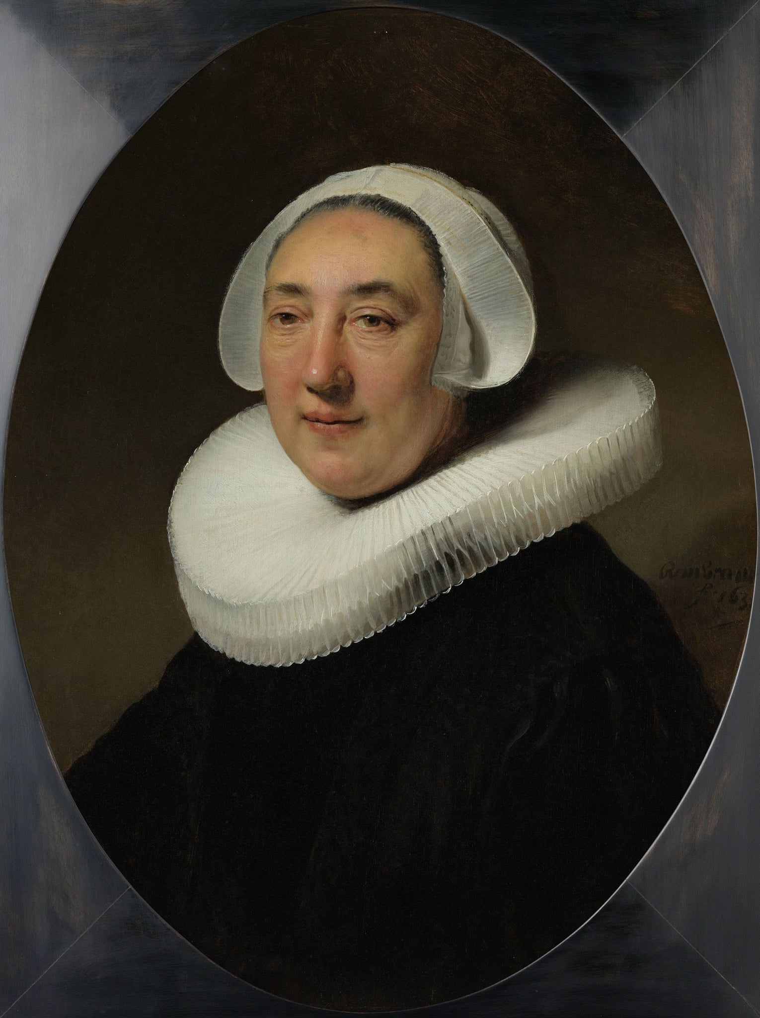 Portrait of Haesje Jacobsdr van Cleyburg by Rembrandt van Rijn