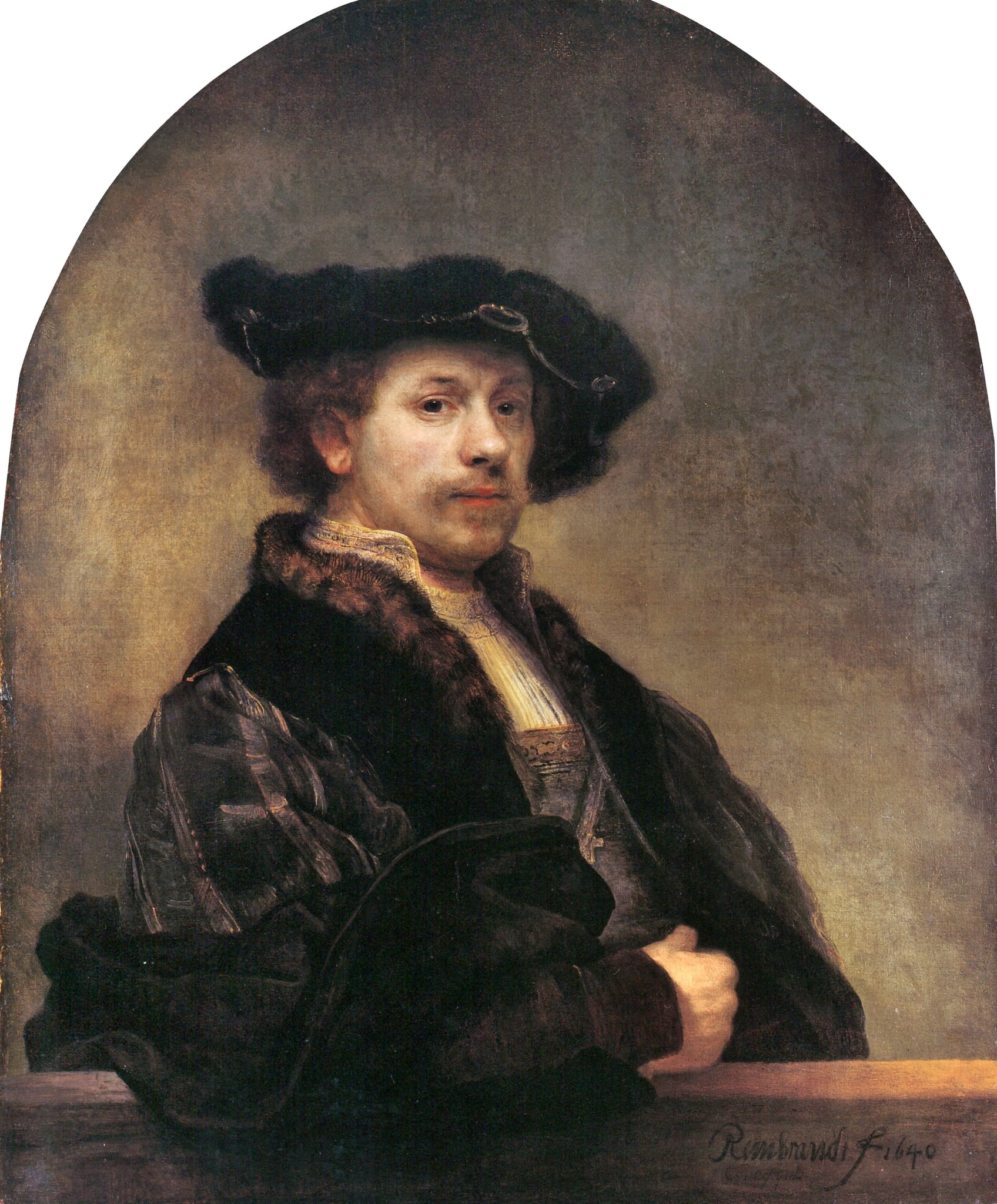 Self Portrait at the Age of 34 by Rembrandt van Rijn